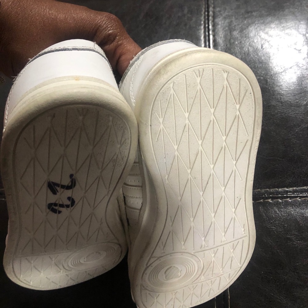 Boys white k swiss